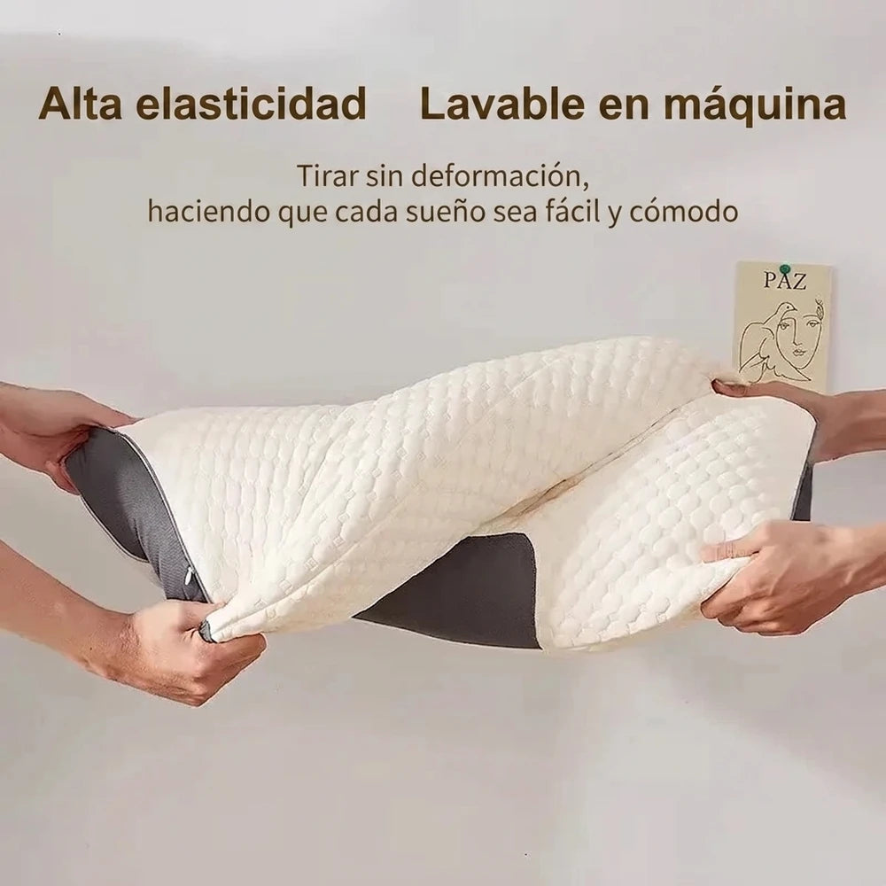 Almohada cervical ortopédica de fibra de soya