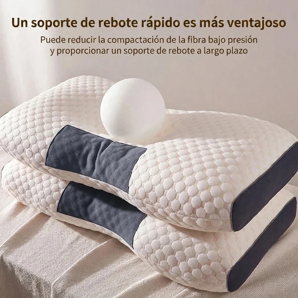 Almohada cervical ortopédica de fibra de soya
