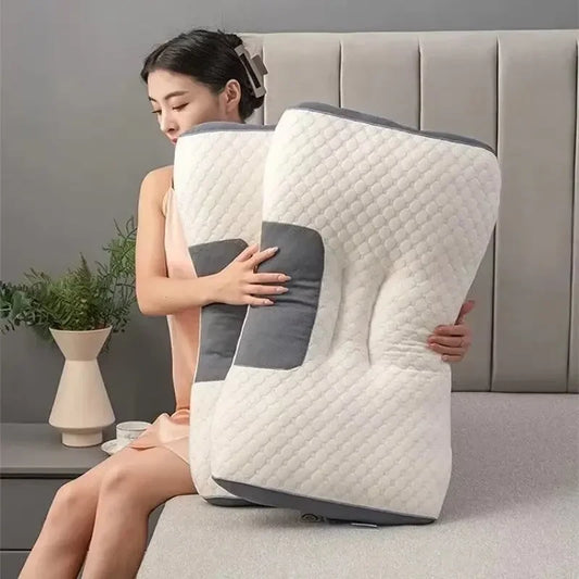 Almohada cervical ortopédica de fibra de soya
